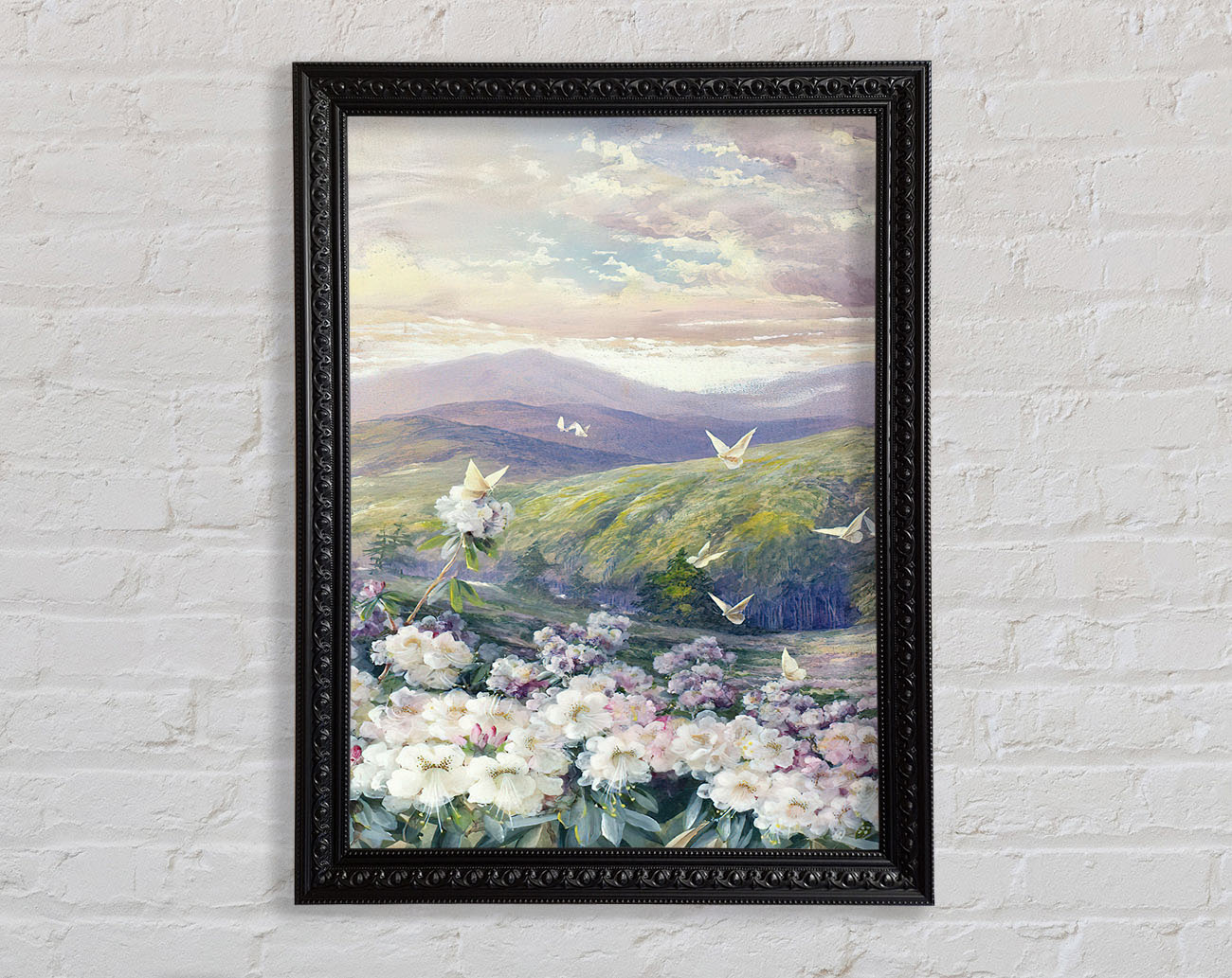 View Of The Hills Framed Print