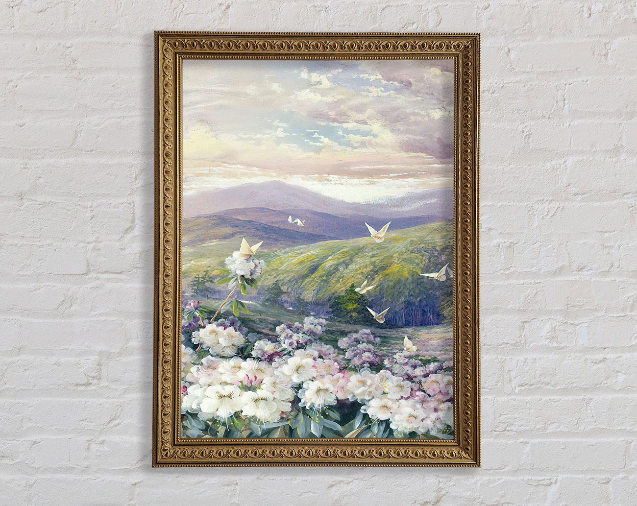 View Of The Hills Framed Print