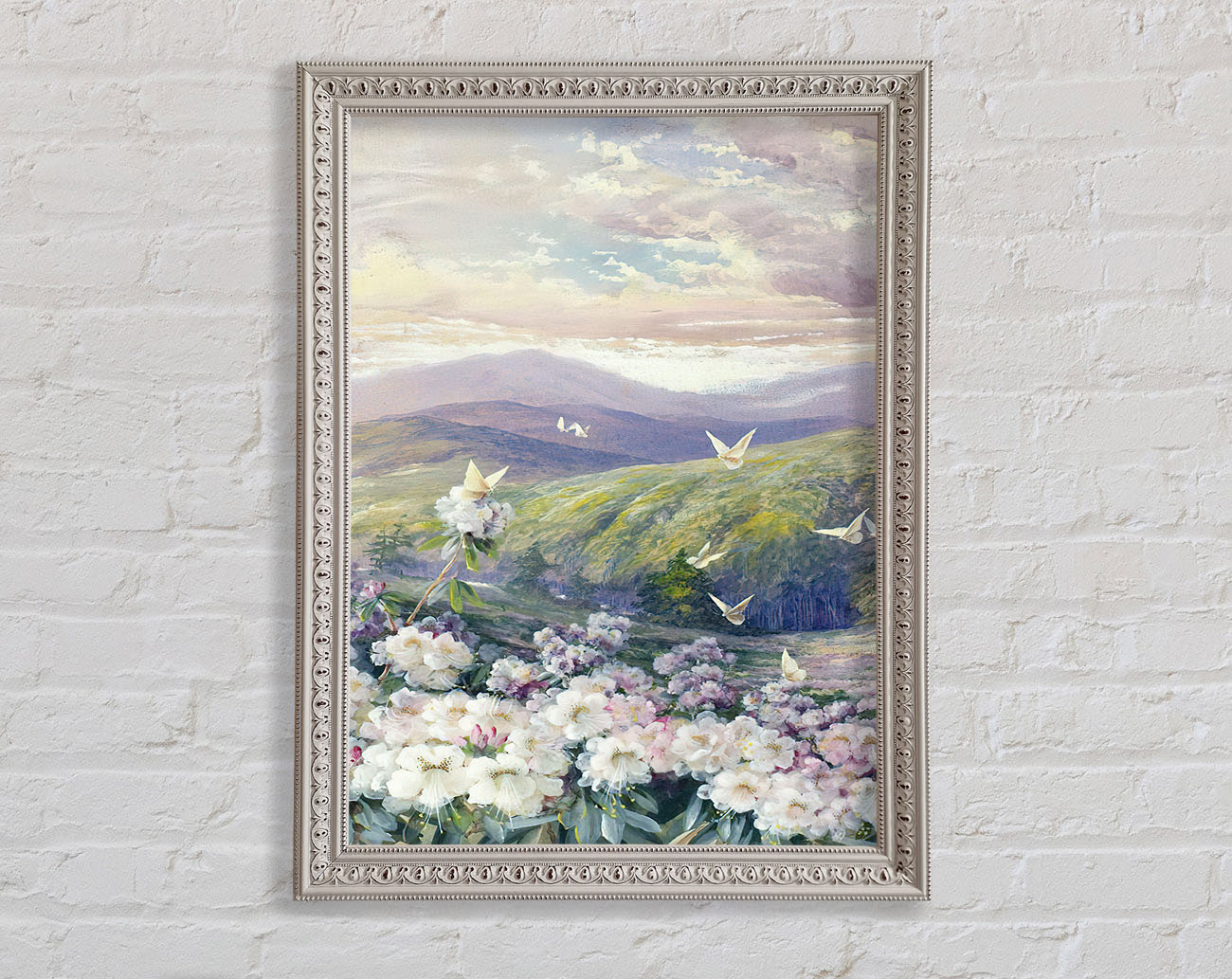 View Of The Hills Framed Print