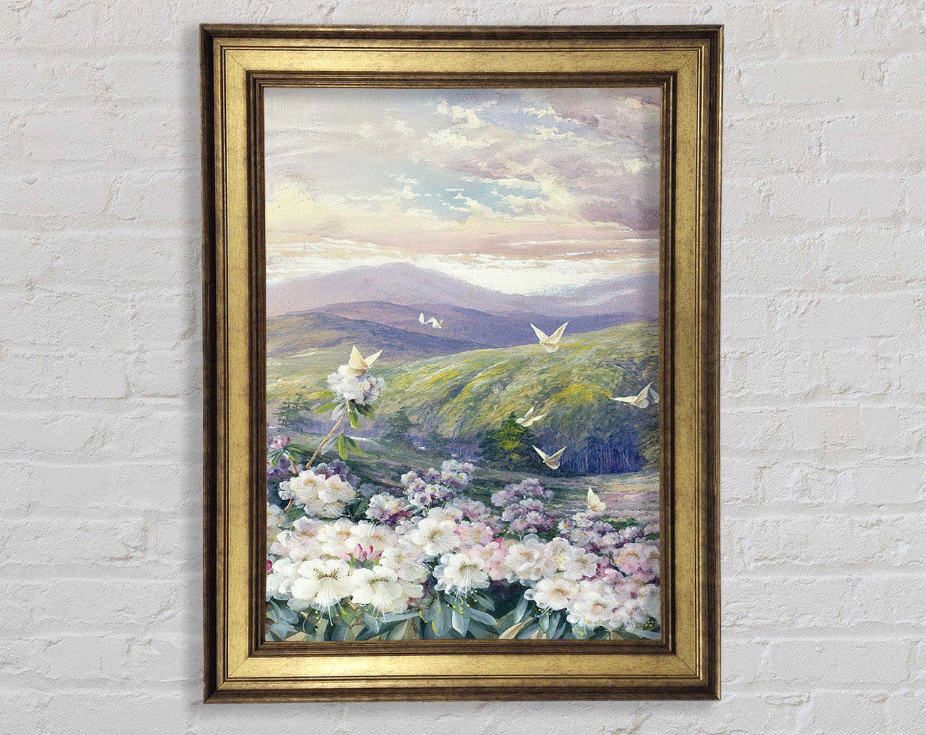 View Of The Hills Framed Print