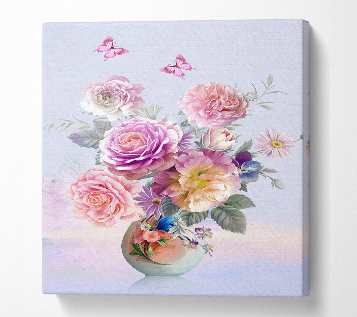 Vivid Flowers Canvas Wall Art