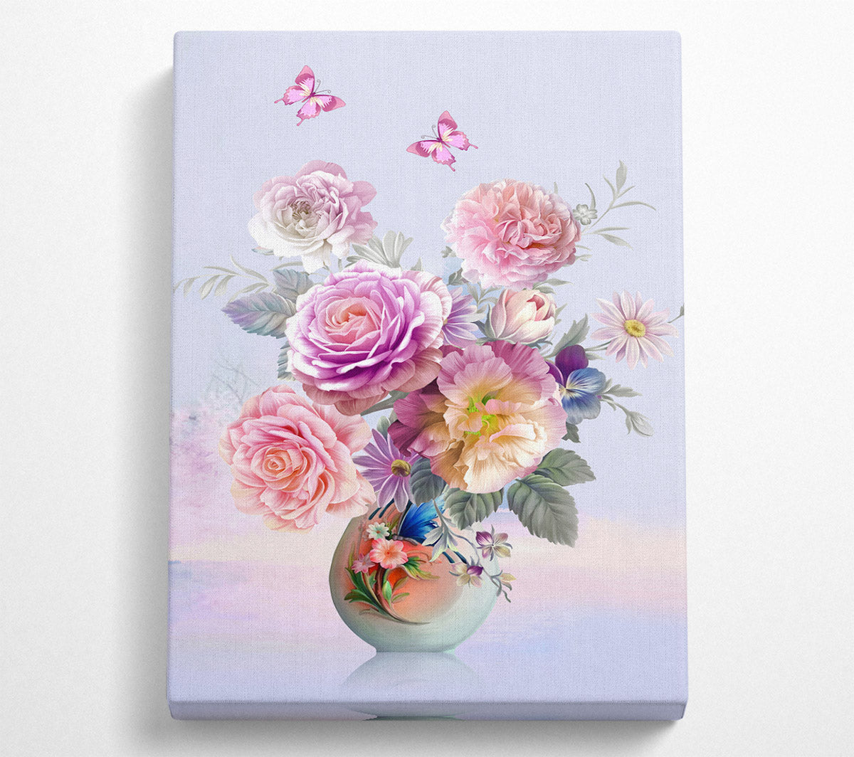 Vivid Flowers Canvas Wall Art