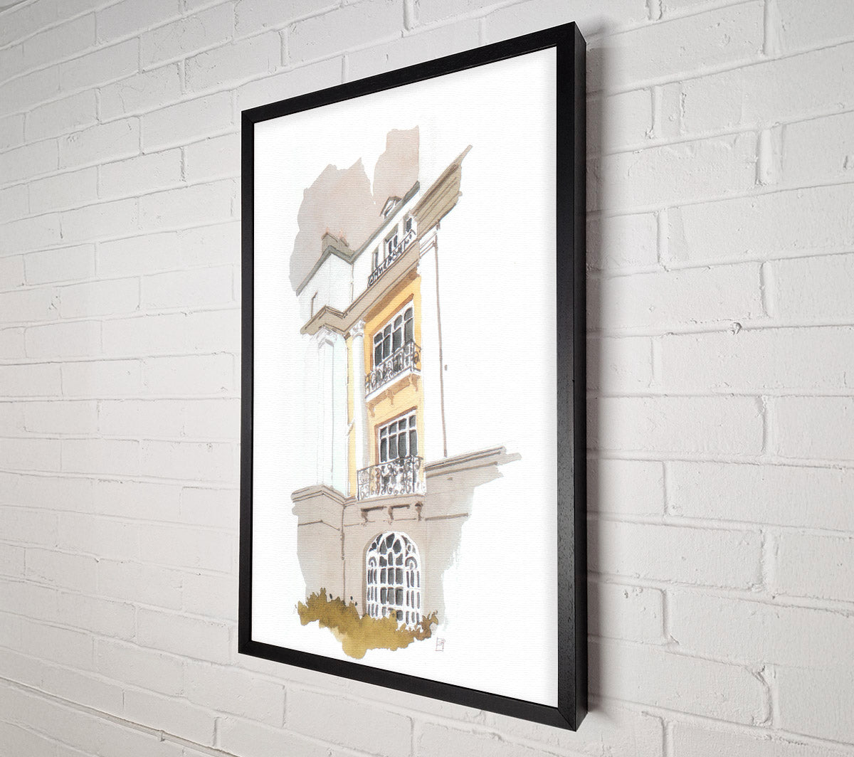 Watercolour Hall Canvas Wall Art