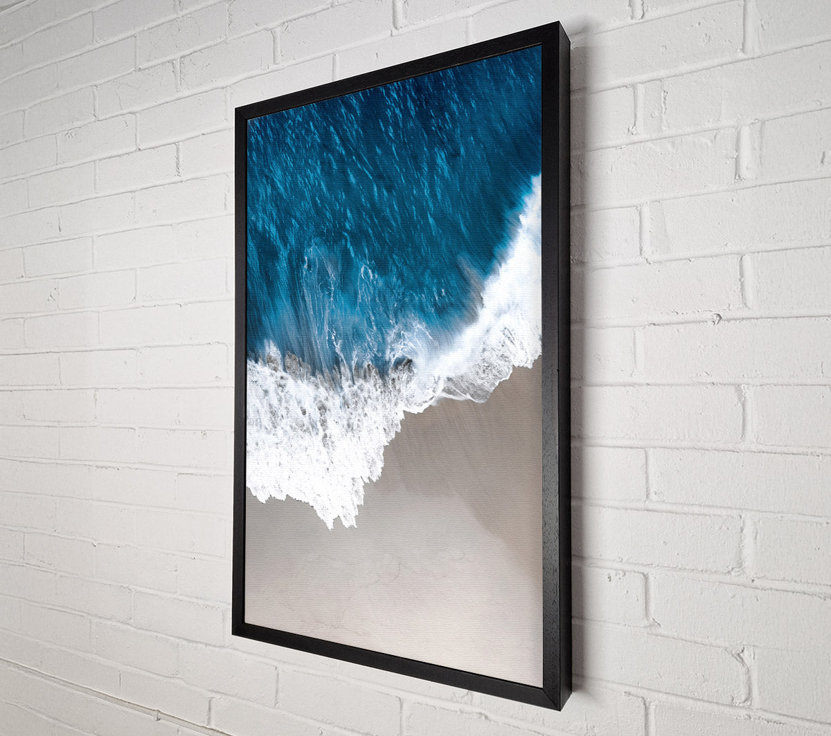 Waves On The Shore Canvas Wall Art