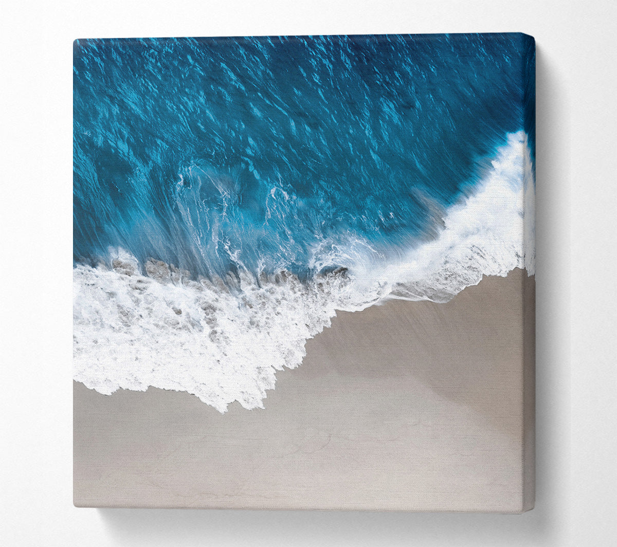Waves On The Shore Canvas Wall Art