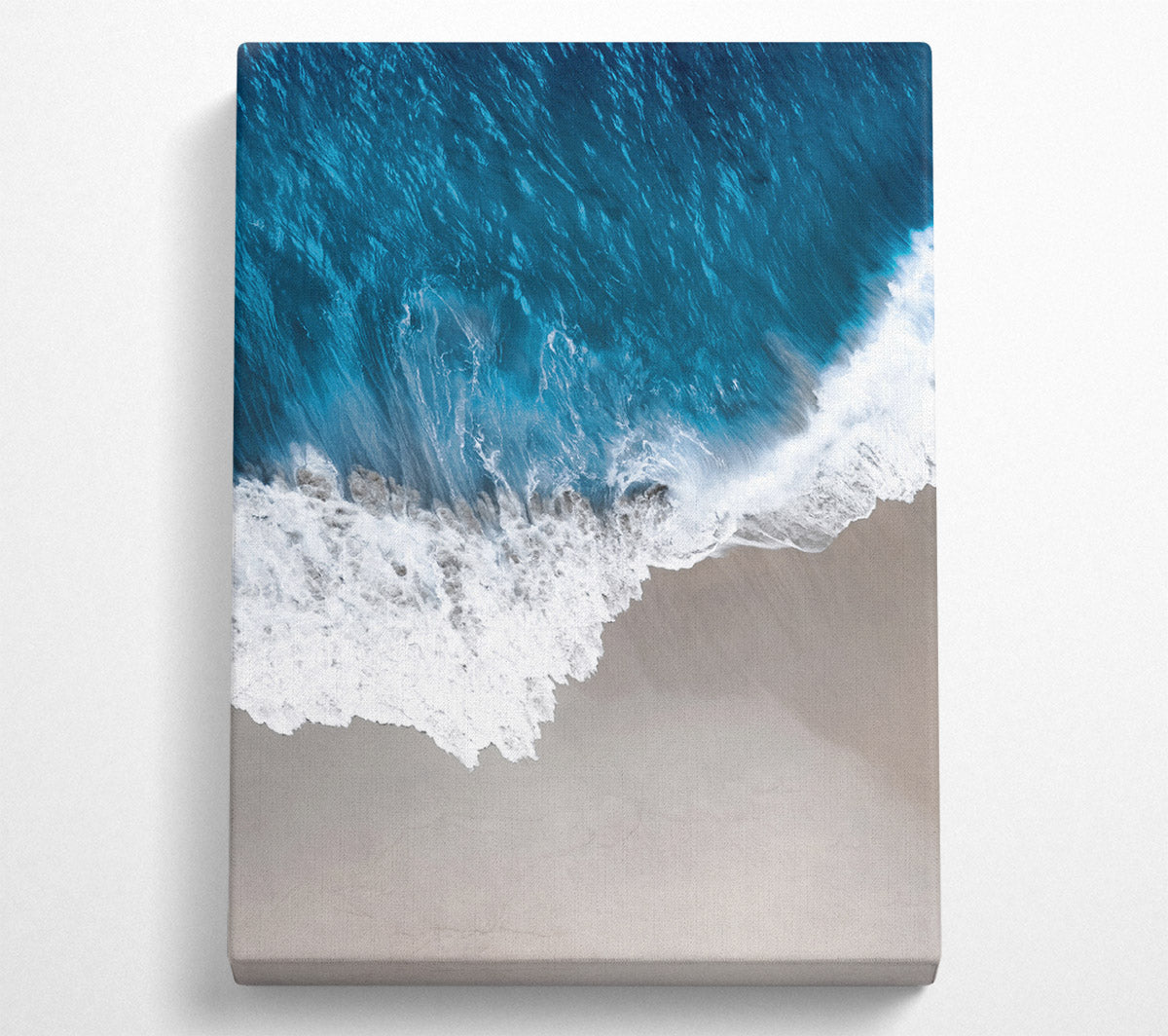 Waves On The Shore Canvas Wall Art