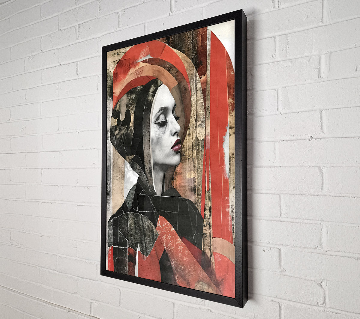 Woman In A Hood Canvas Wall Art