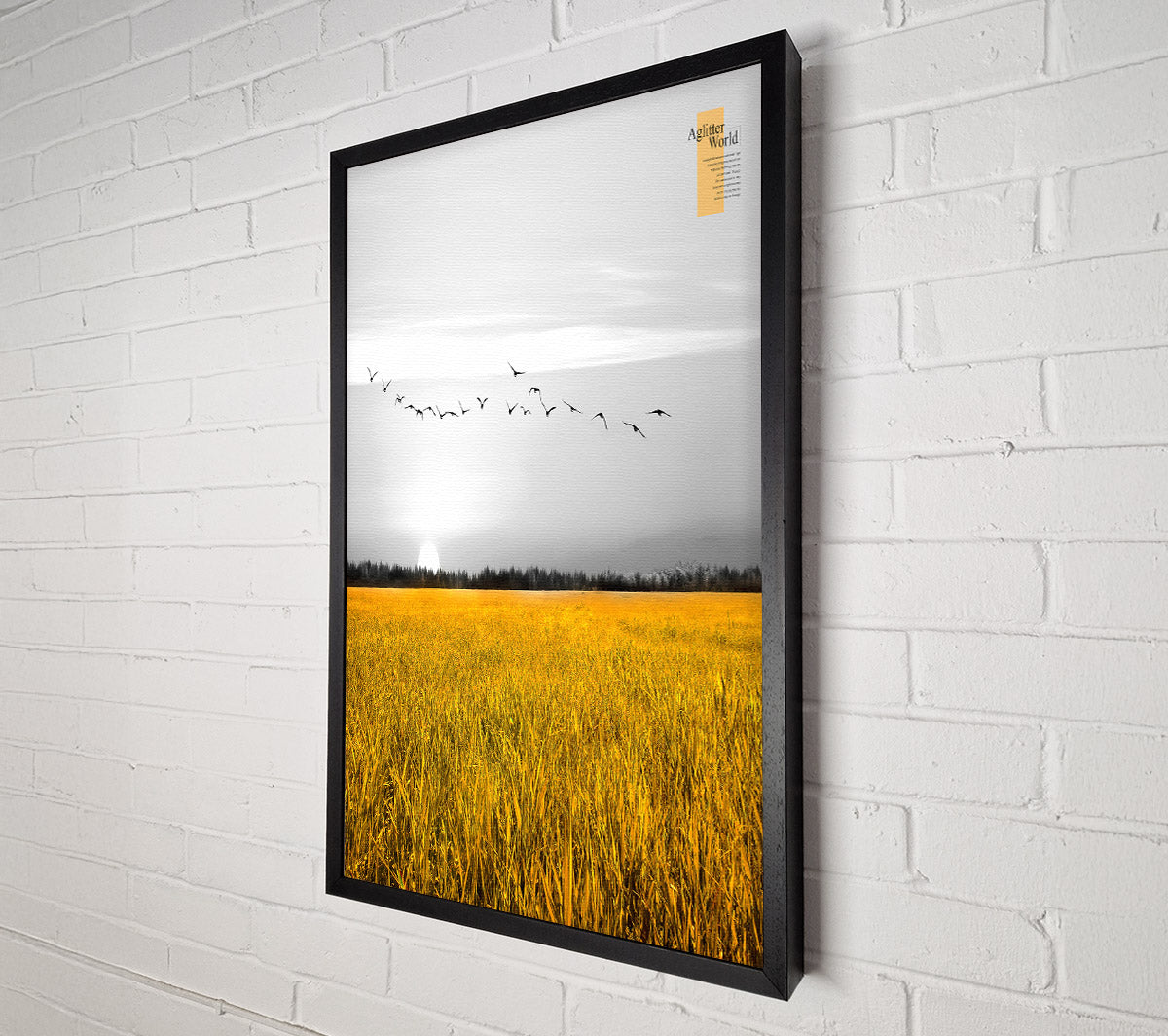 Yellow Field Canvas Wall Art