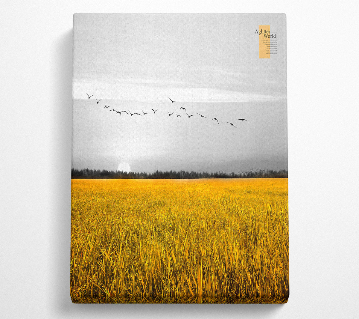 Yellow Field Canvas Wall Art