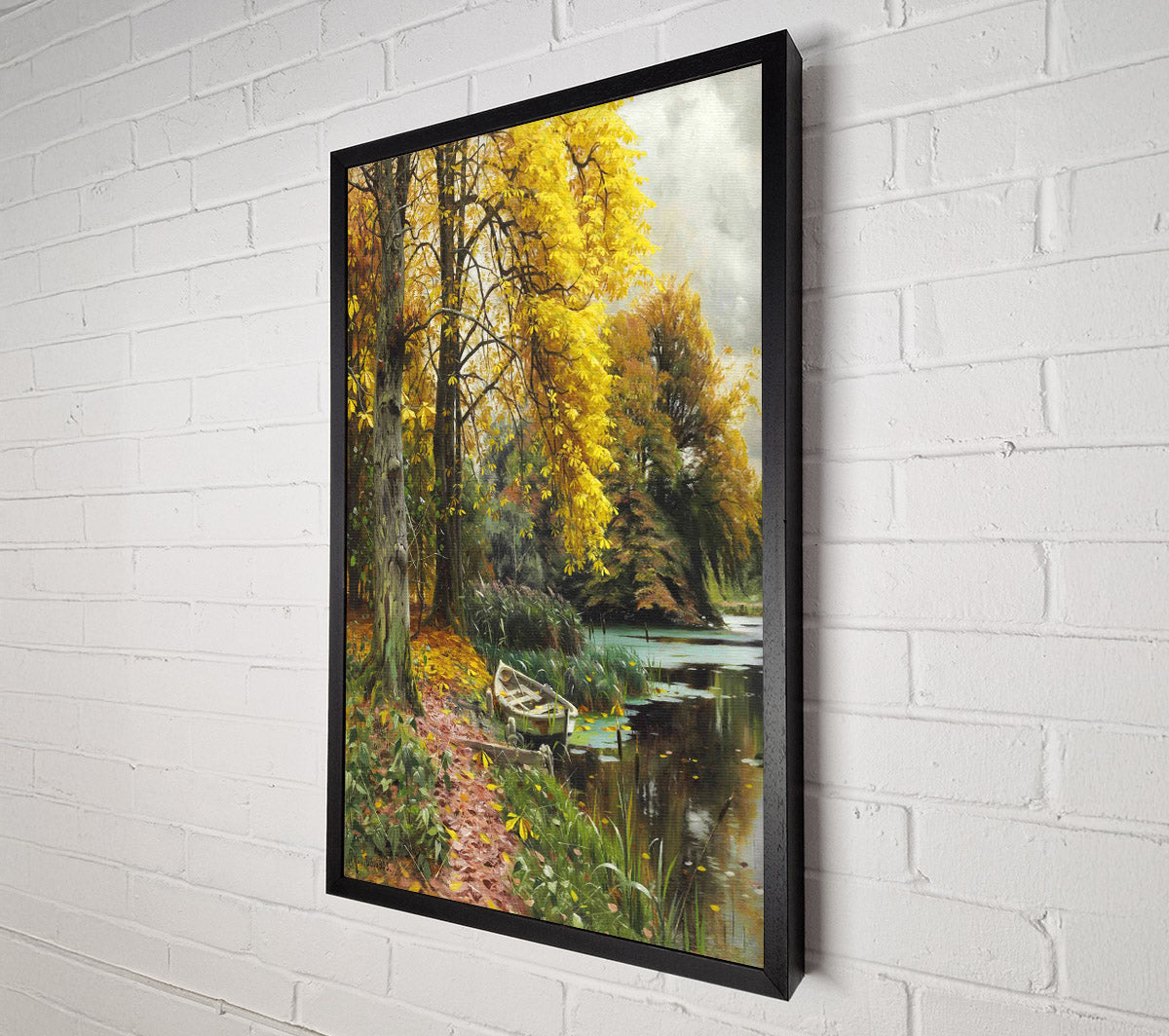 Yellow Tree Forest Canvas Wall Art