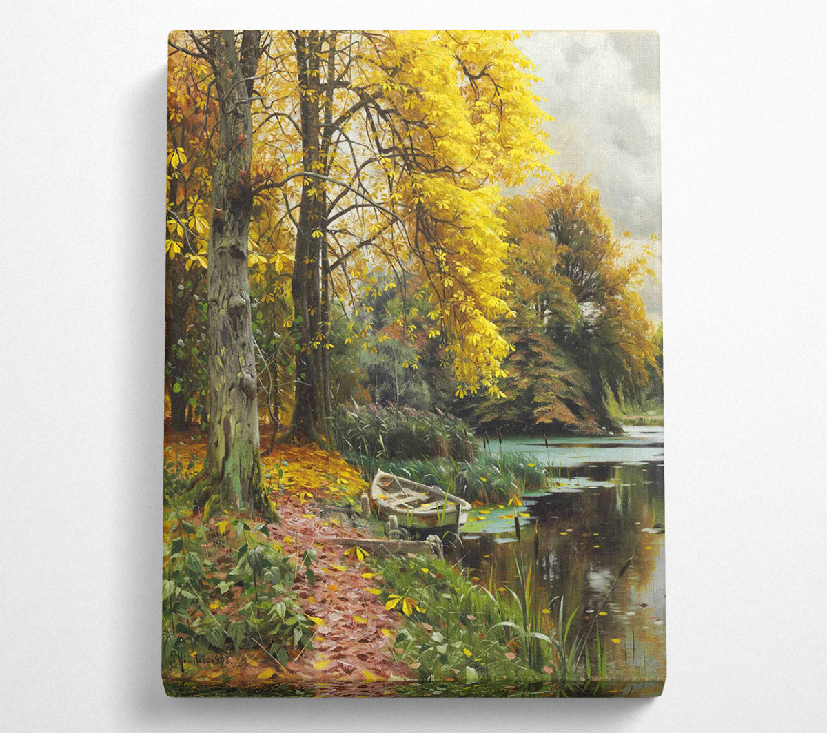 Yellow Tree Forest Canvas Wall Art