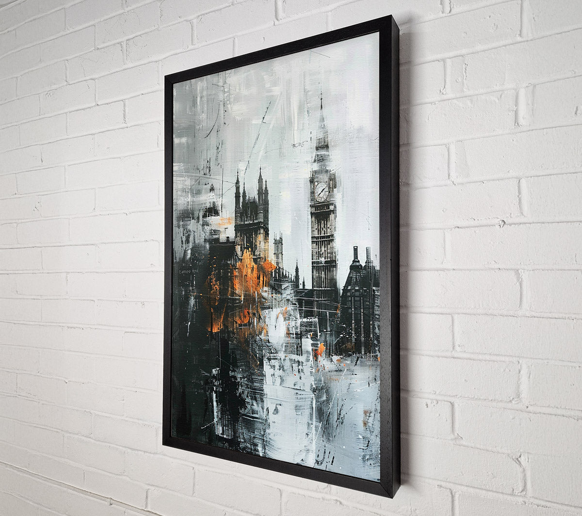 Abstract London Canvas Wall Art