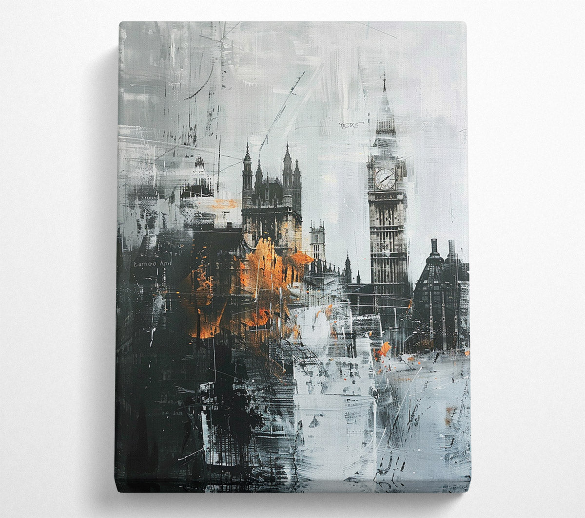 Abstract London Canvas Wall Art