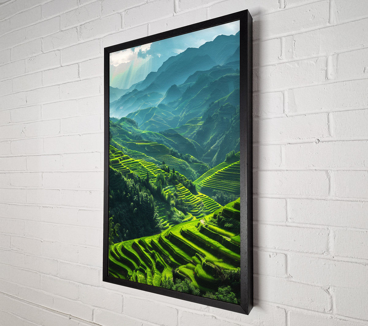 Rice Terraces Canvas Wall Art