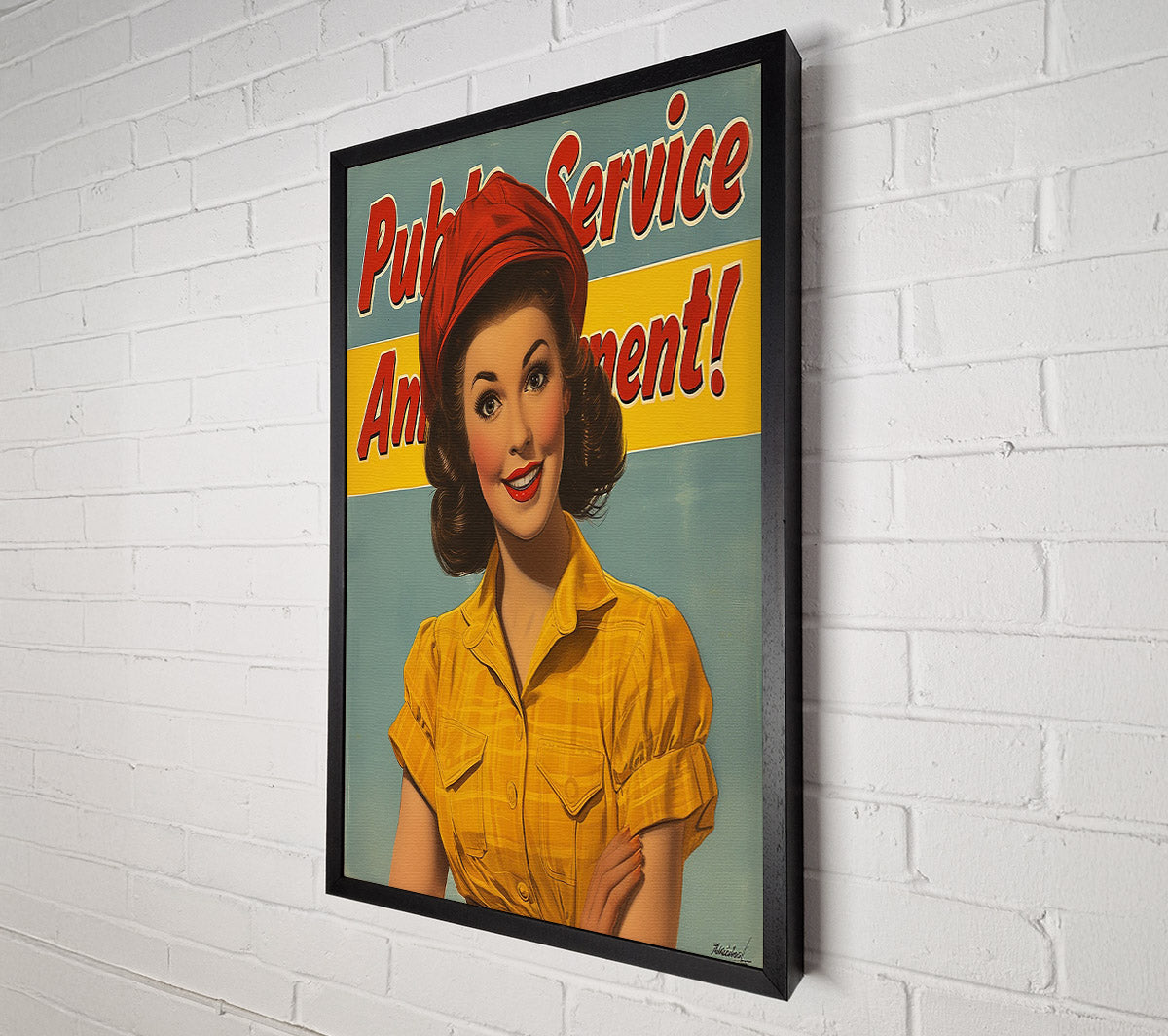 Rosie The Riveter Canvas Wall Art