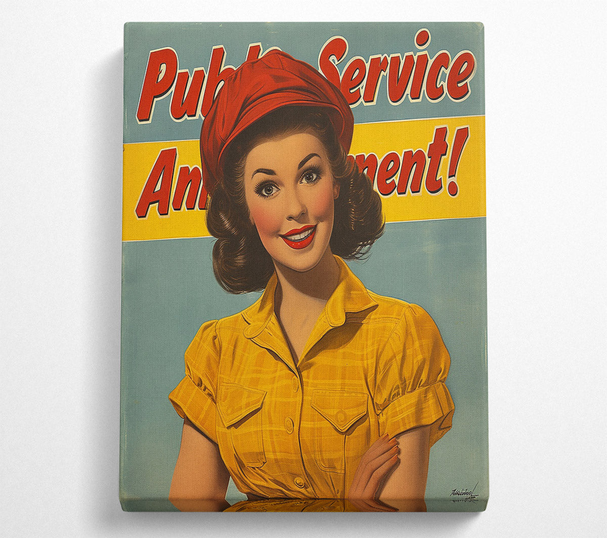 Rosie The Riveter Canvas Wall Art