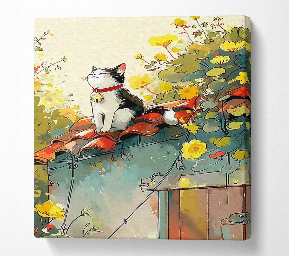 A Cat'S Afternoon Canvas Print