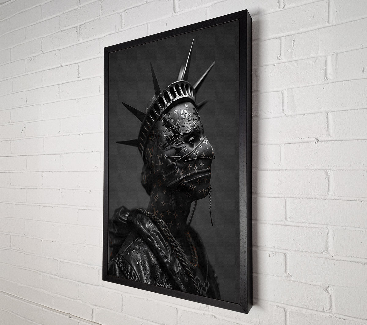 Veil Of Liberty Canvas Wall Art