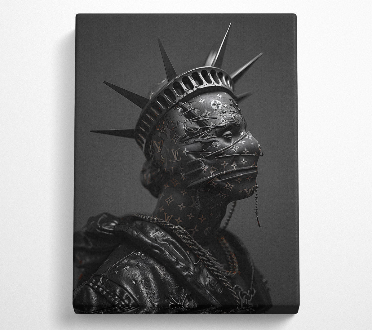 Veil Of Liberty Canvas Wall Art