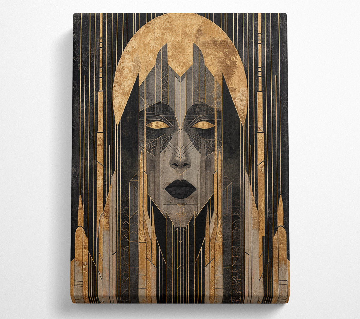The Golden Queen Canvas Wall Art