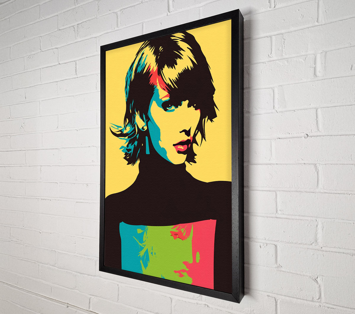 Geometric Portrait Canvas Wall Art
