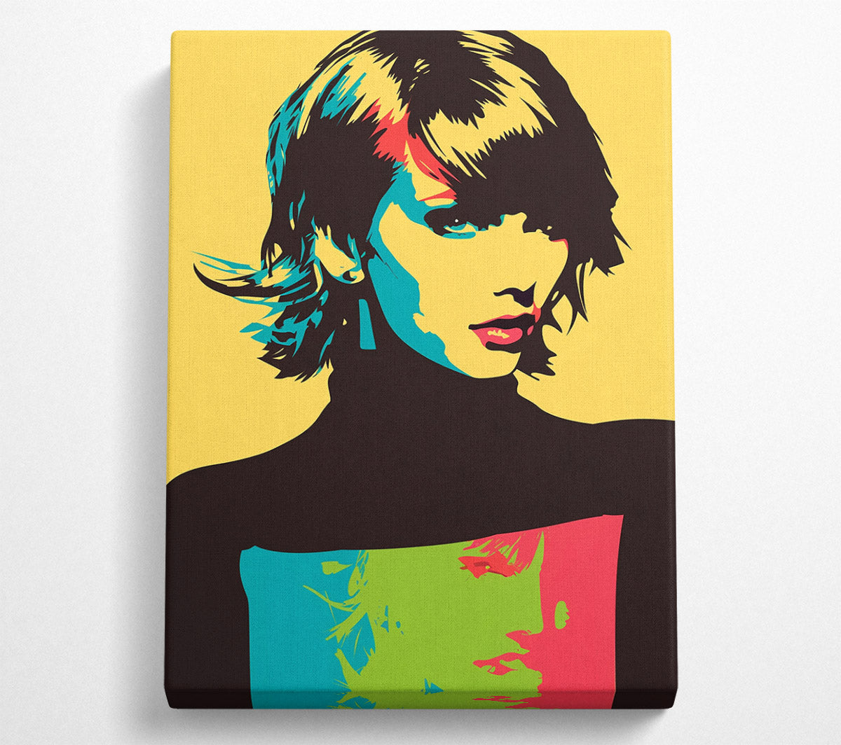 Geometric Portrait Canvas Wall Art