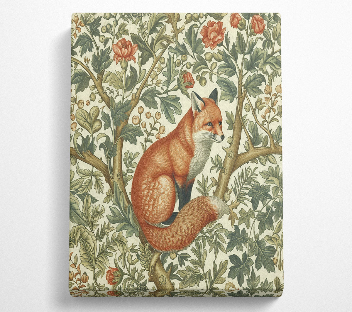 Reynard In The Garden Canvas Wall Art