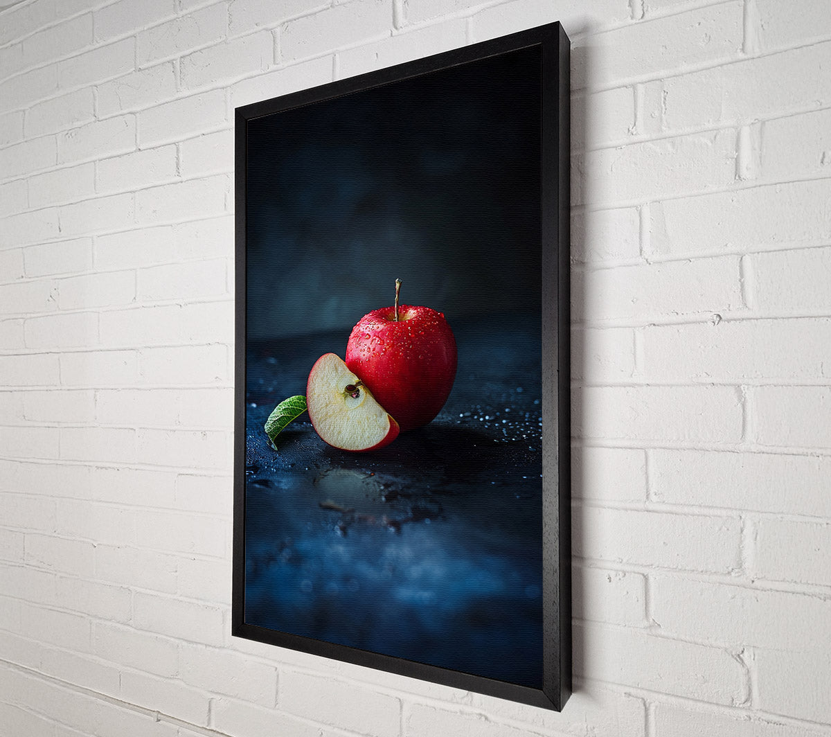 The Red Apple Canvas Wall Art