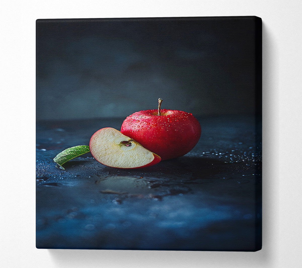 The Red Apple Canvas Wall Art