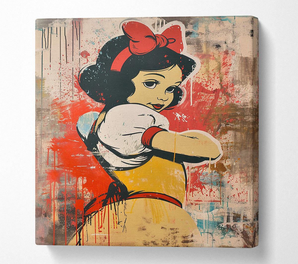 Urban Snow White Canvas Wall Art