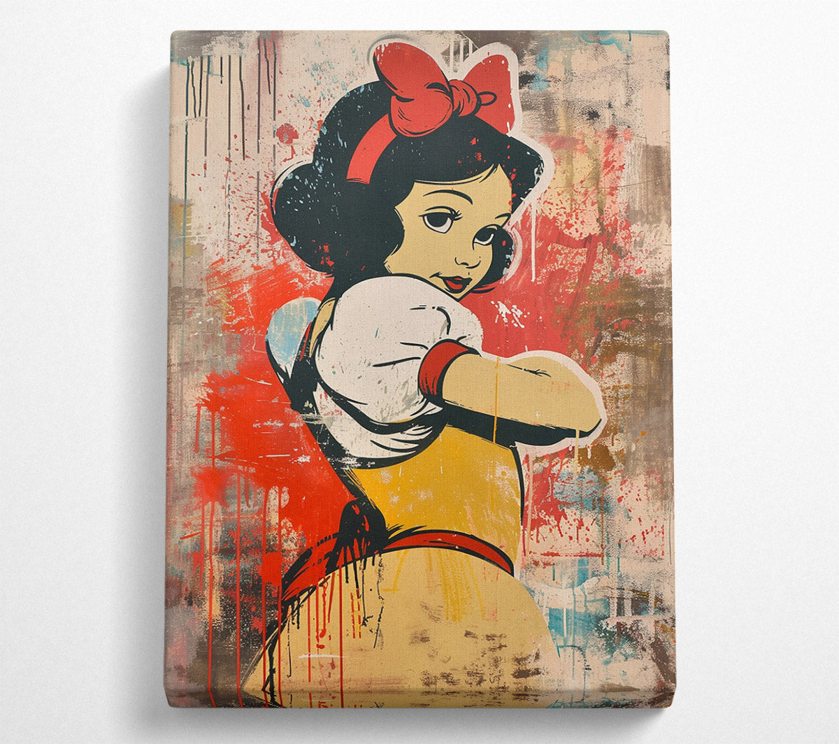 Urban Snow White Canvas Wall Art