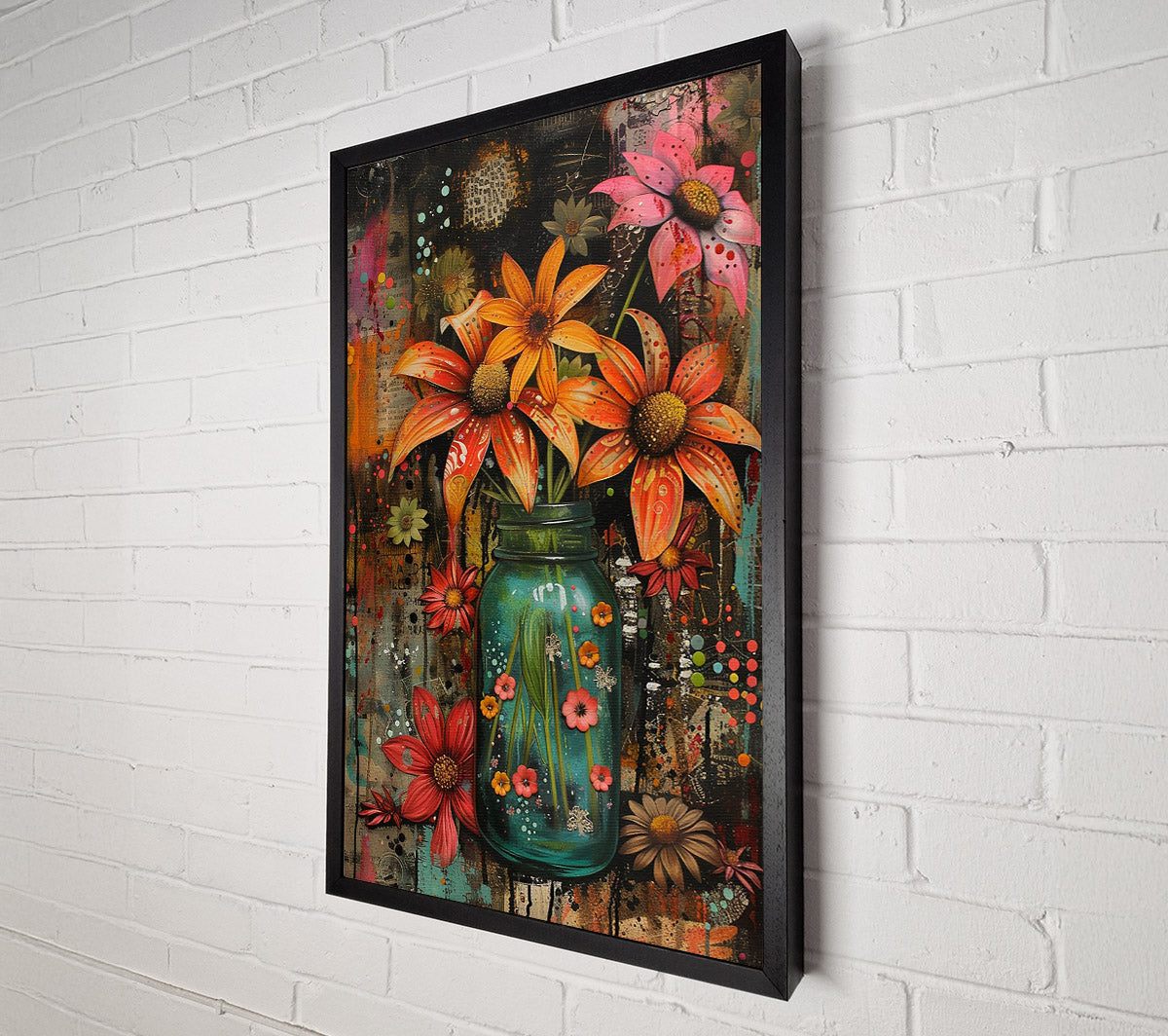 A Burst Of Color Canvas Print