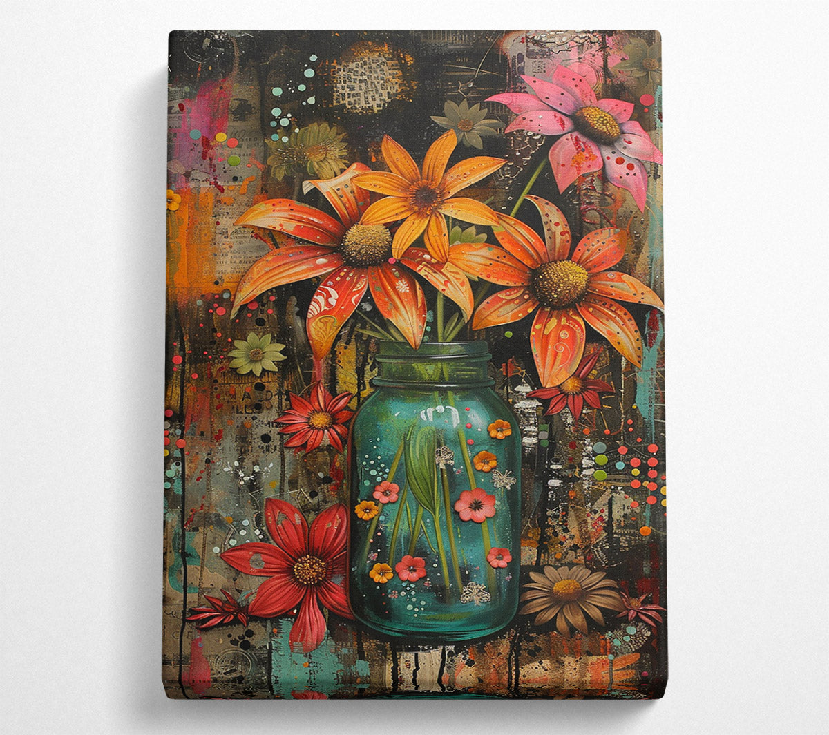 A Burst Of Color Canvas Print