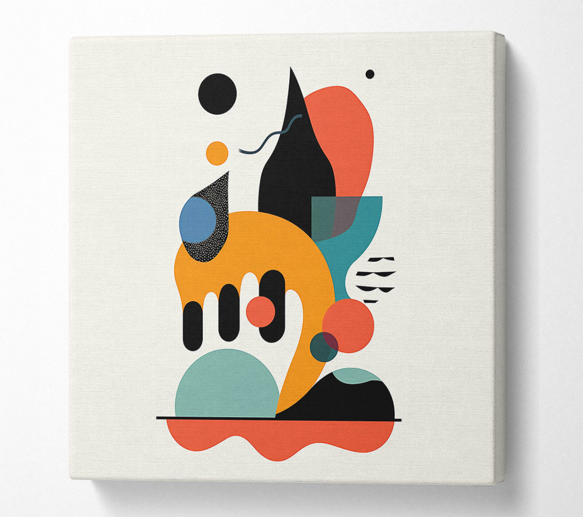 Abstract Playground Canvas Wall Art