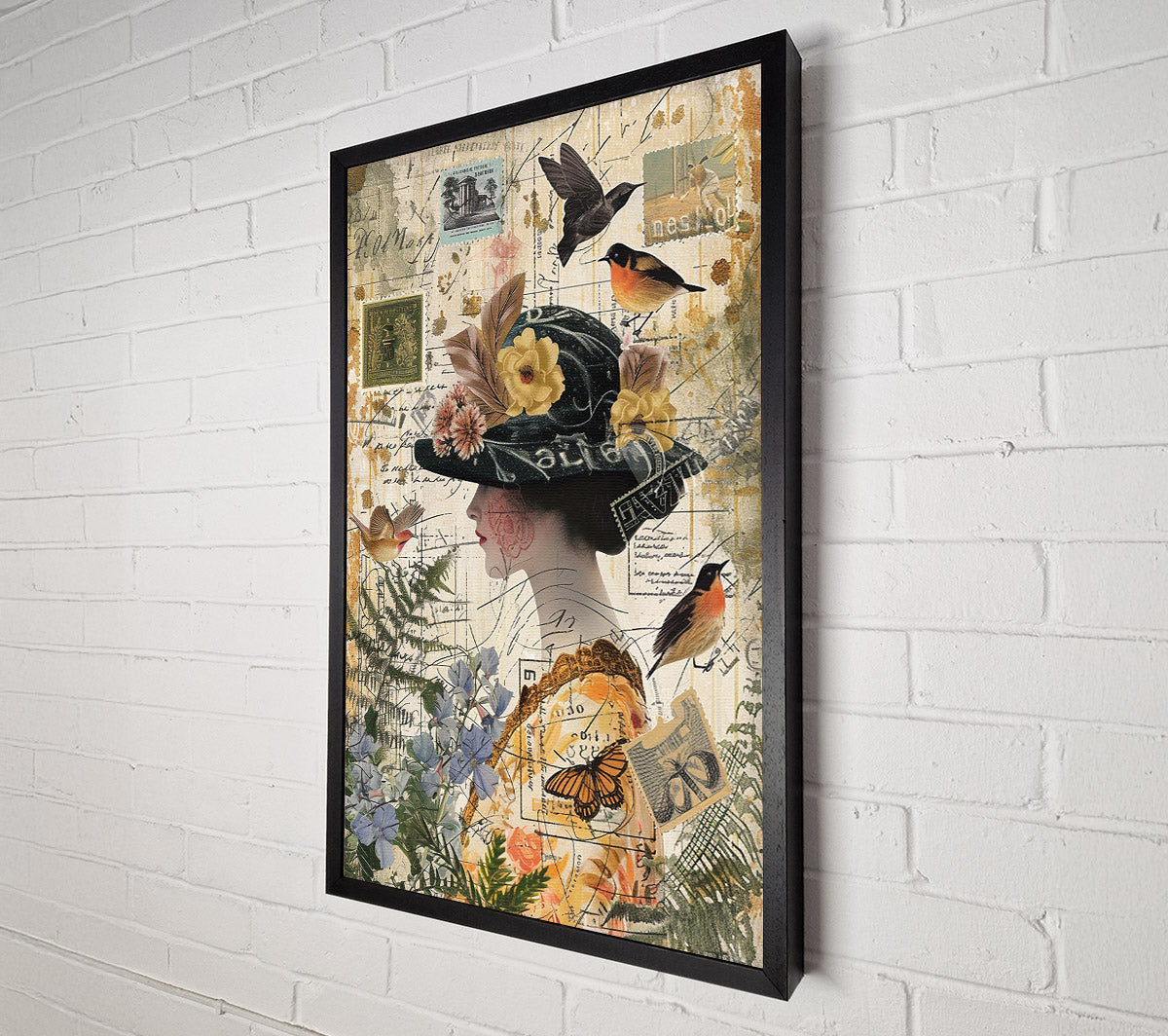 A Lady'S Garden Canvas Art