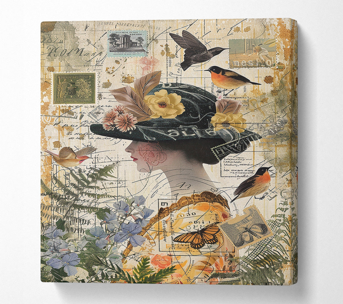 A Lady'S Garden Canvas Art
