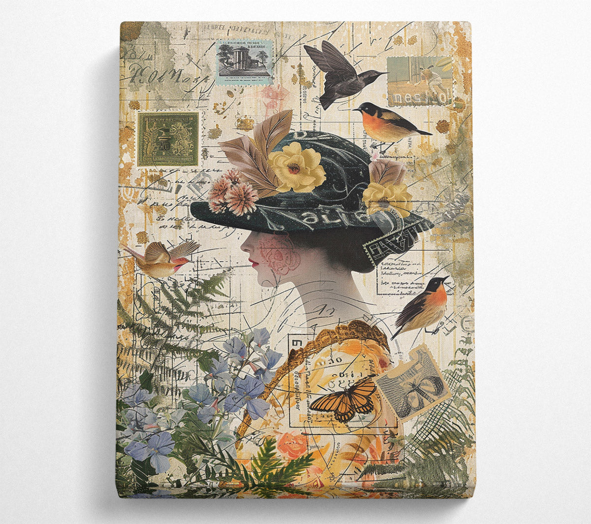 A Lady'S Garden Canvas Art