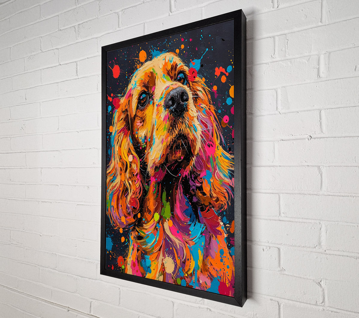 A Colorful汪 Canvas Print