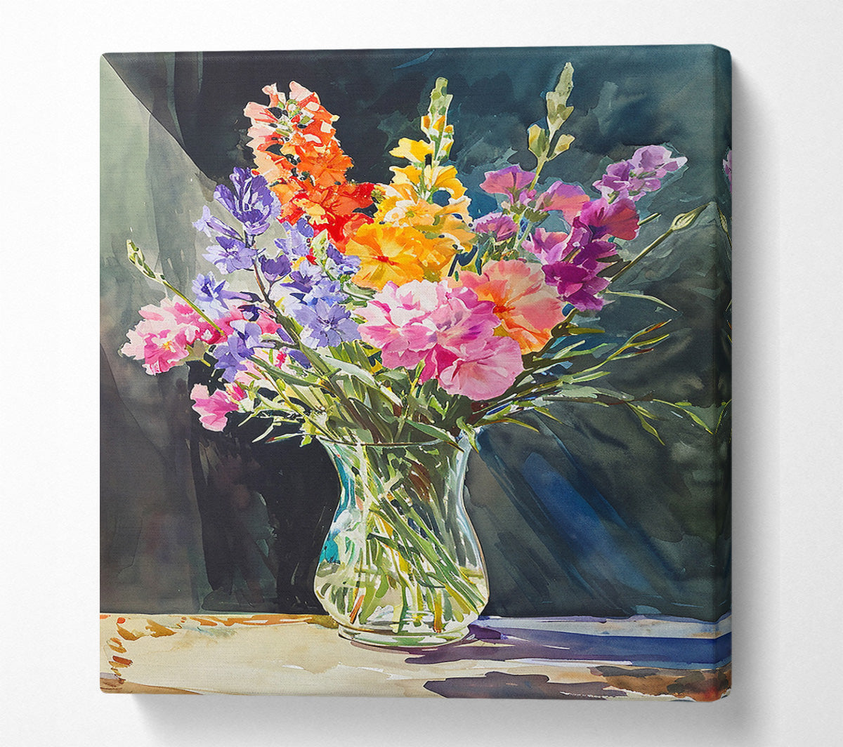A Burst Of Color Canvas Print