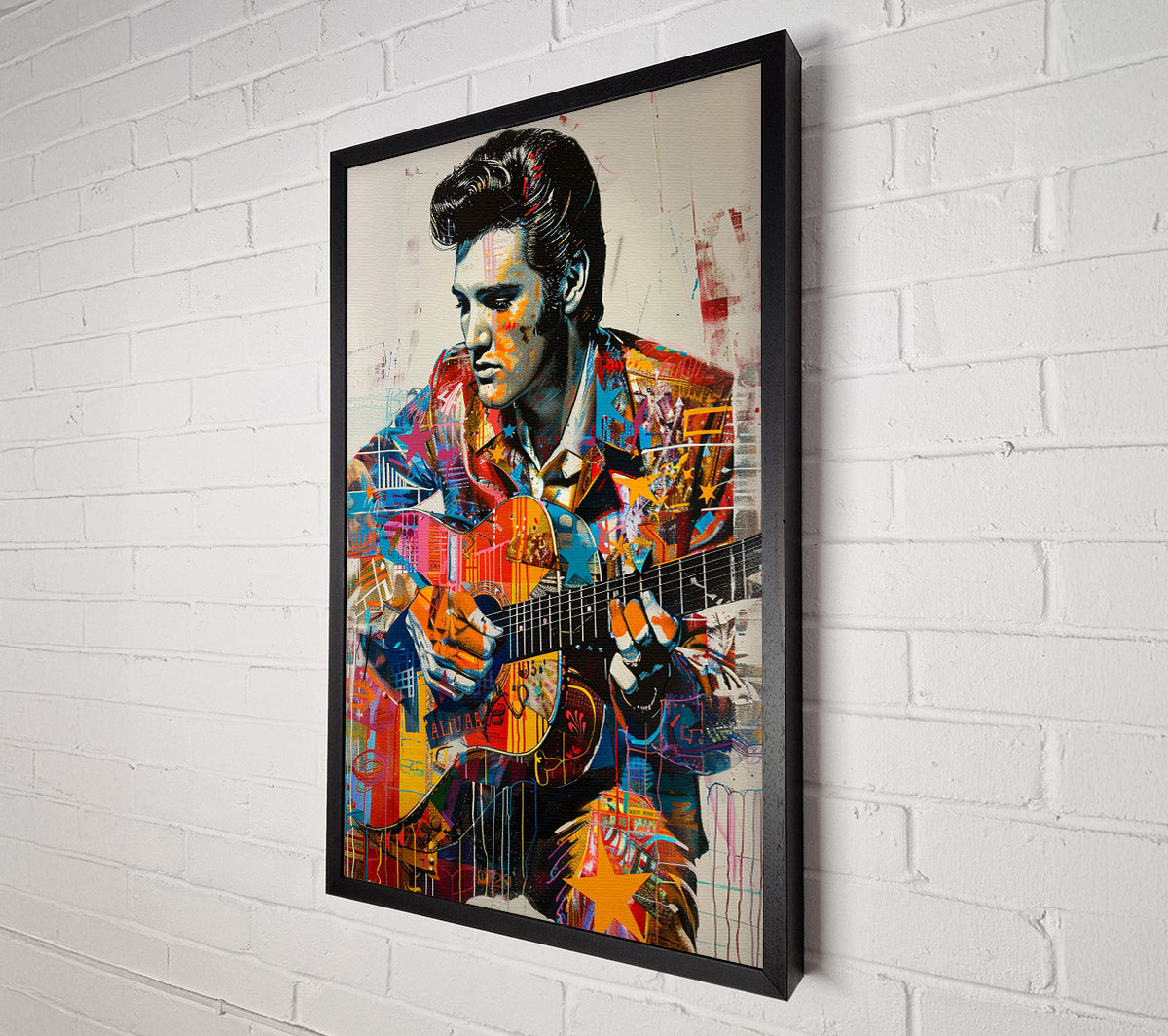 The King Of Rock And Roll Canvas Wall Art