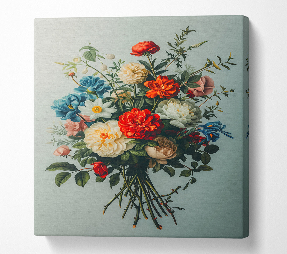 A Grand Floral Arrangement Canvas Print