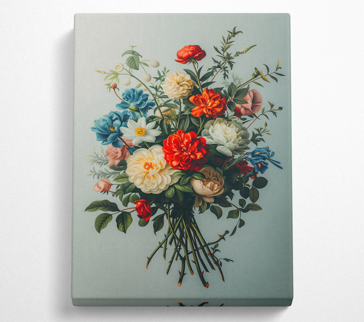 A Grand Floral Arrangement Canvas Print