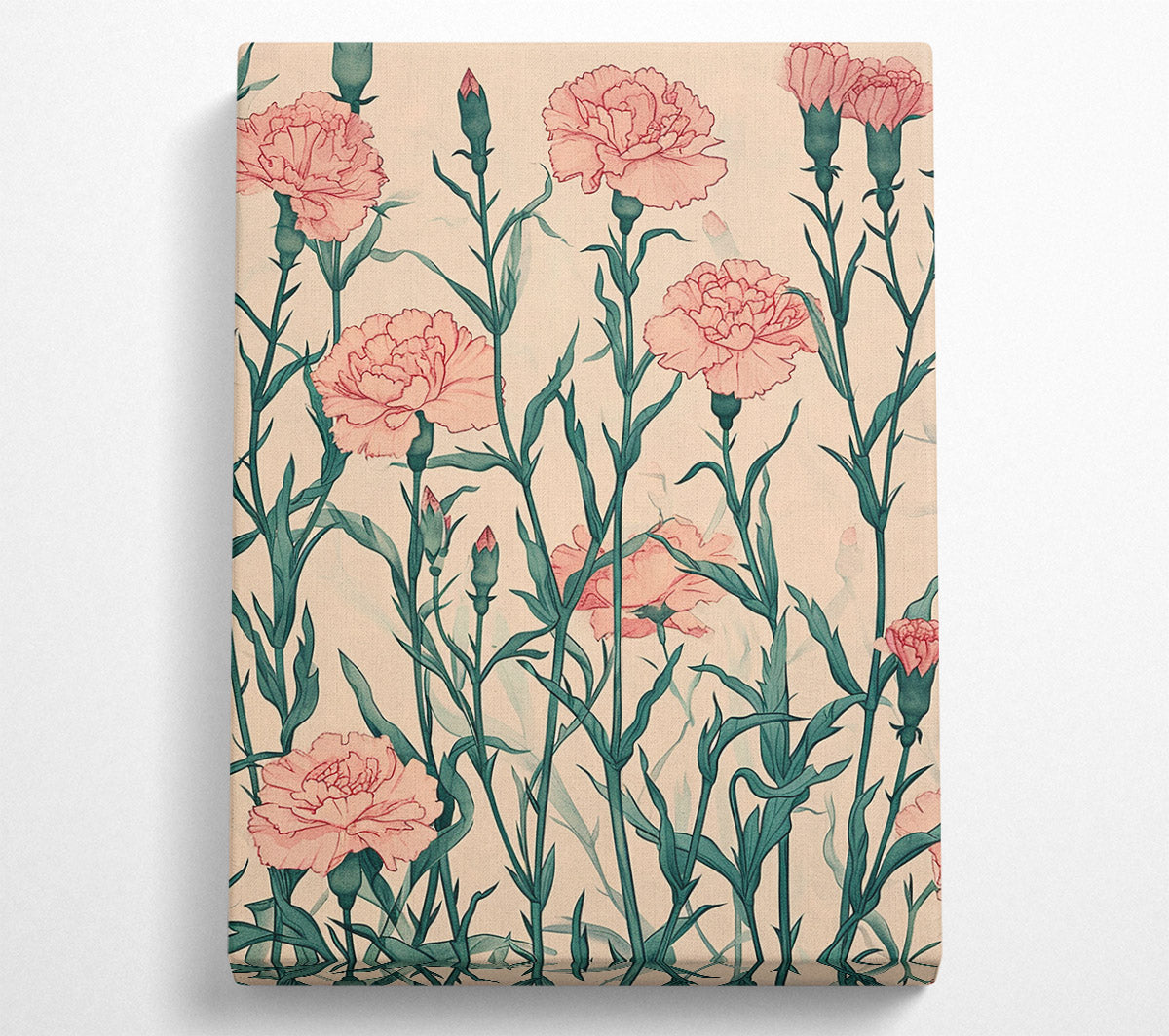 Carnation Garden Canvas Print