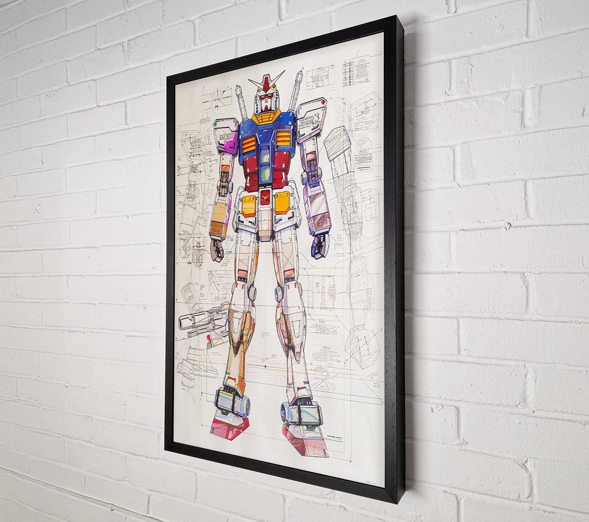 The Giant Mecha Canvas Wall Art
