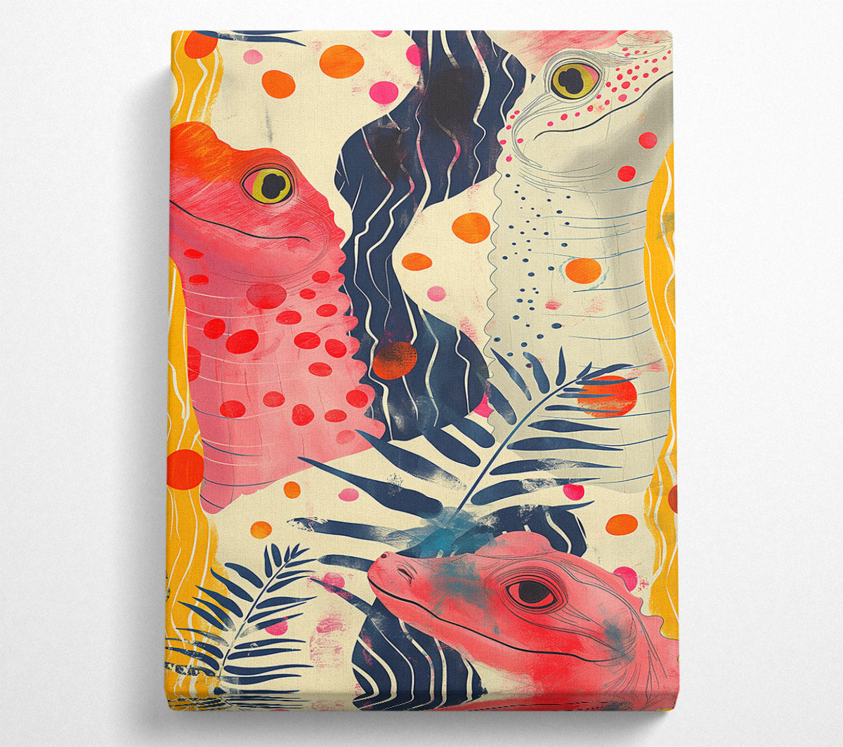 Scaly Friends Canvas Wall Art