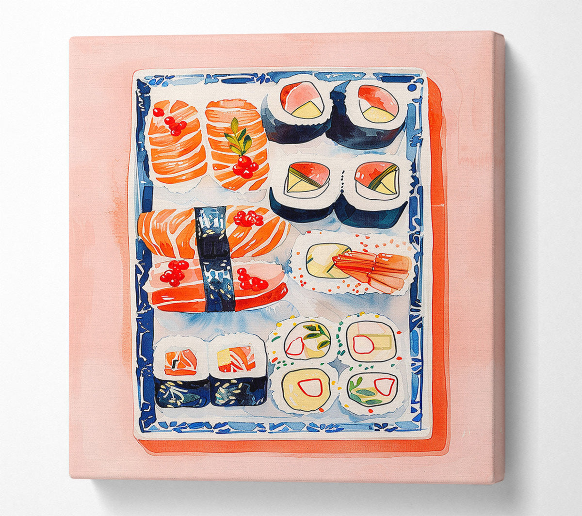 A Feast For The Eyes Canvas Wall Art