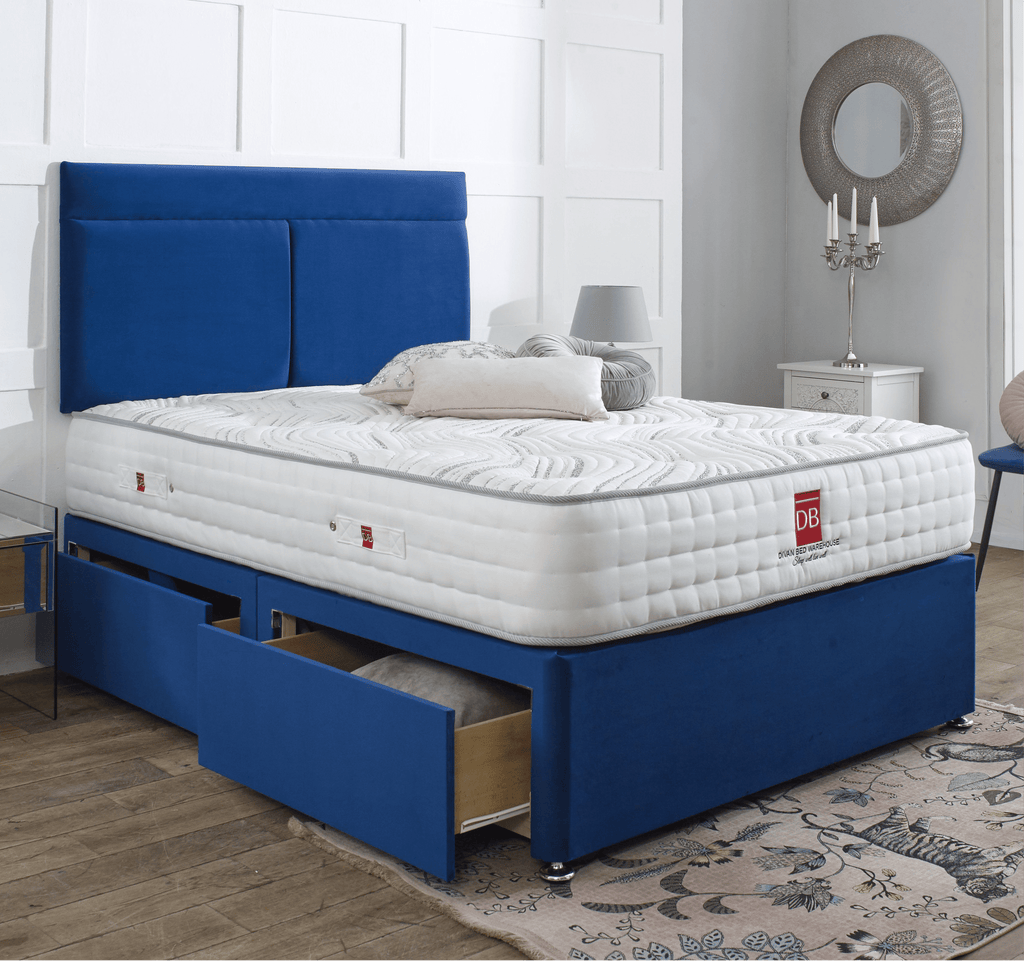 Sicily Divan Bed Set with Headboard