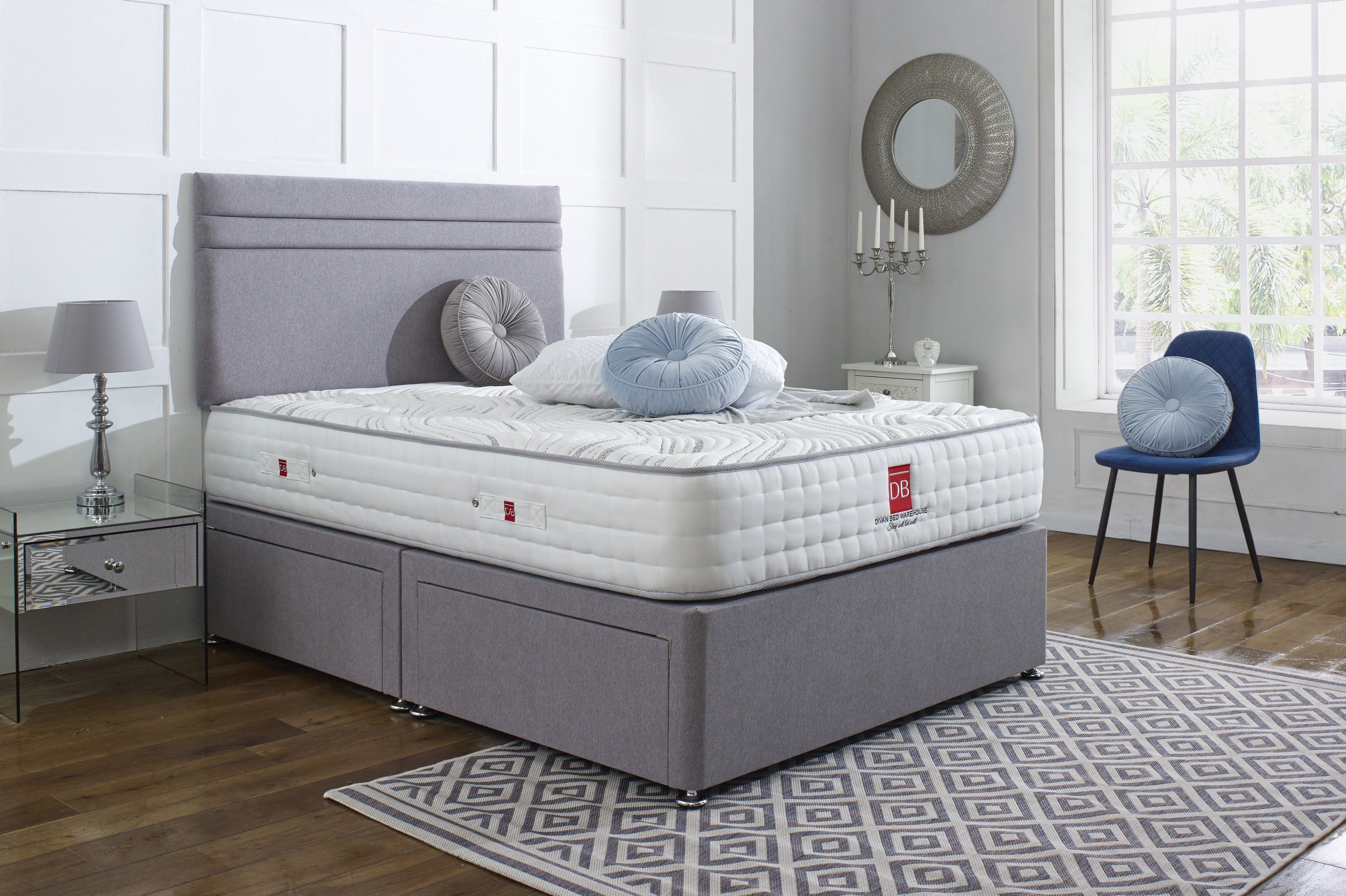 Havana Divan Bed Set with Headboard