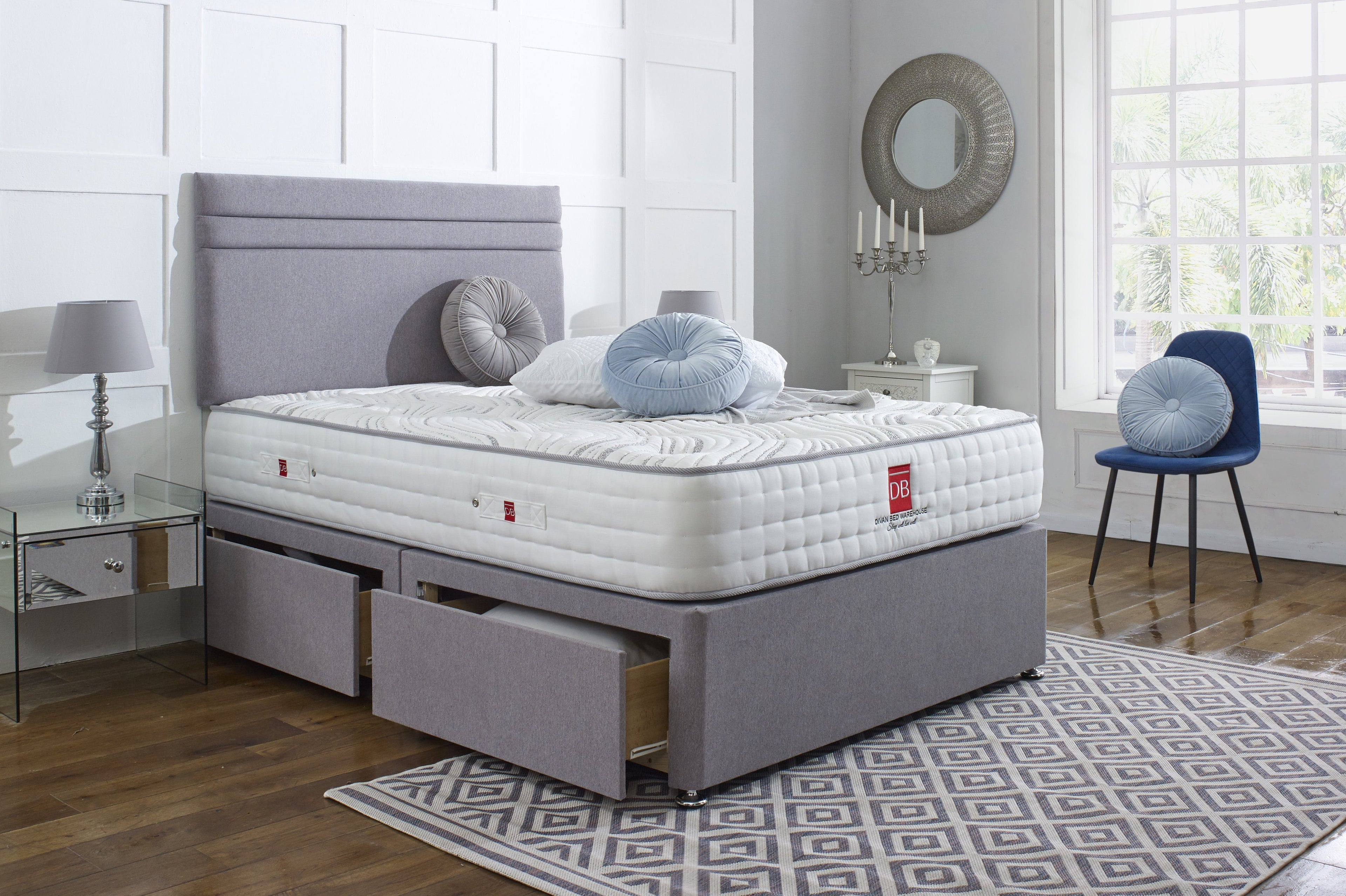 Havana Divan Bed Set with Headboard