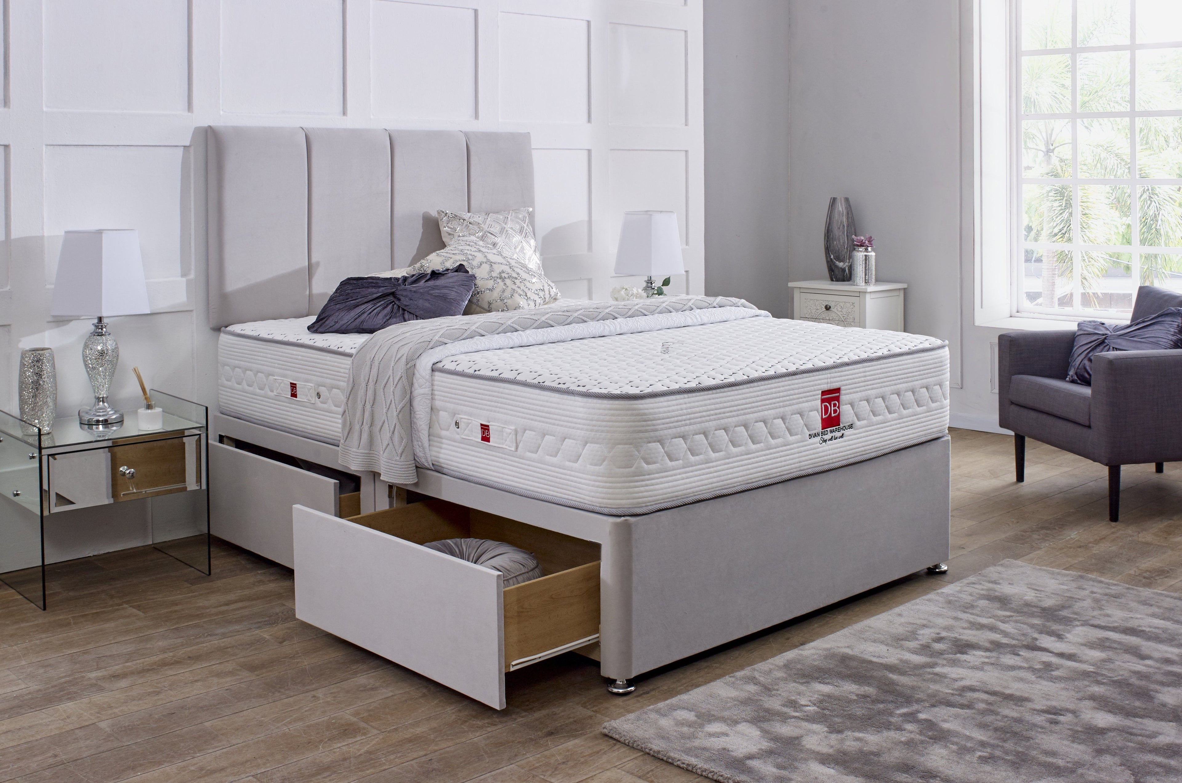 Worcester Divan Bed Set with Headboard